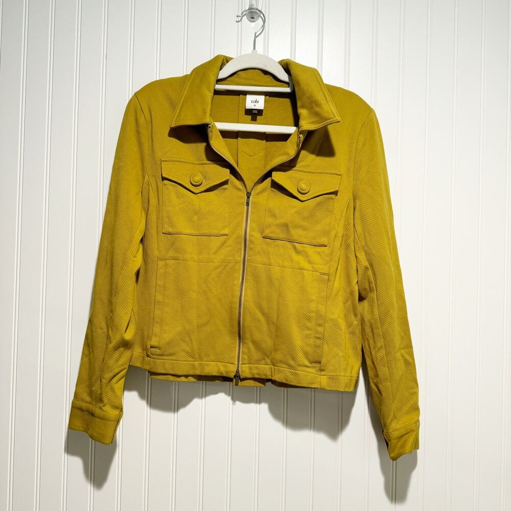 Cabi Touring Jacket Chartreuse Green Size Medium
